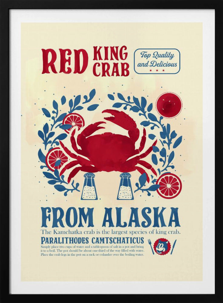 Crab kitchen print | Poster