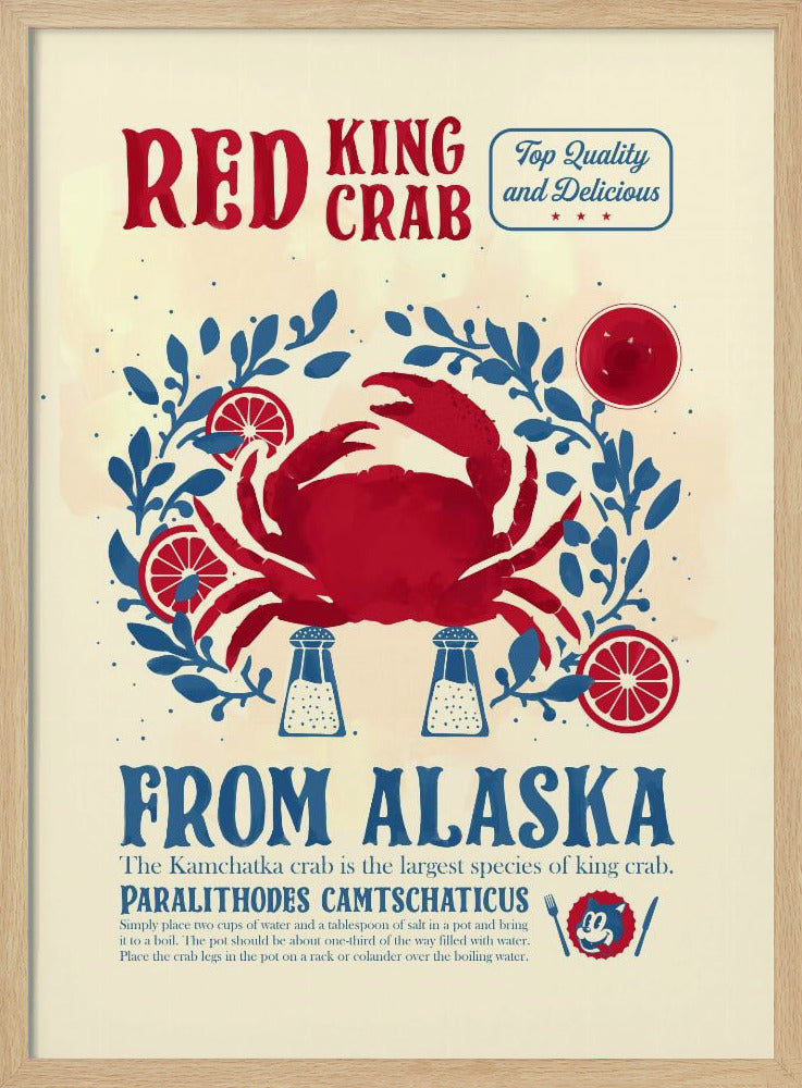 Crab kitchen print | Poster