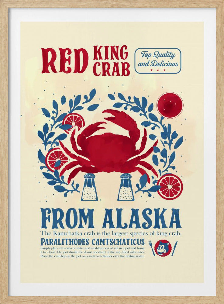 Crab kitchen print | Poster