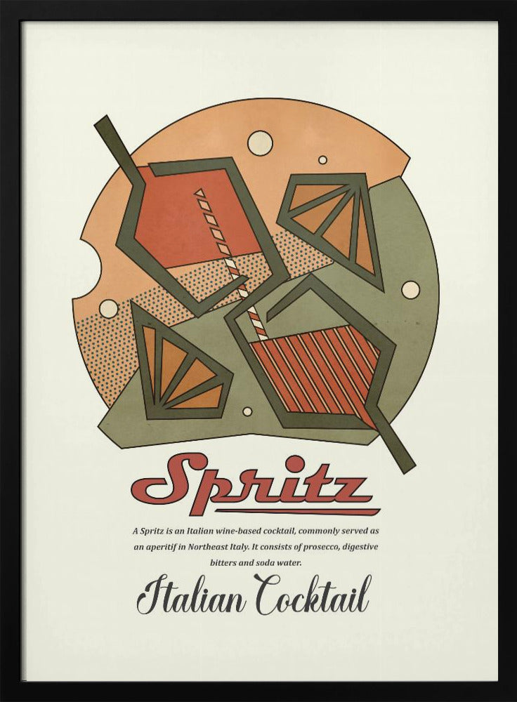 Geometrical spritz print | Poster