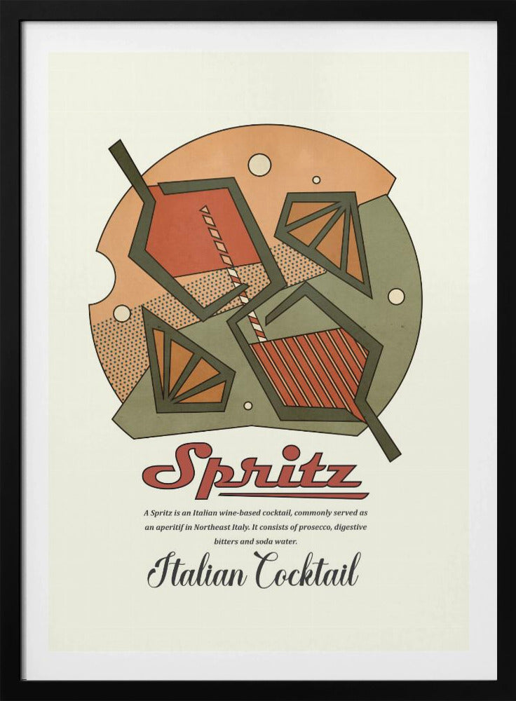 Geometrical spritz print | Poster