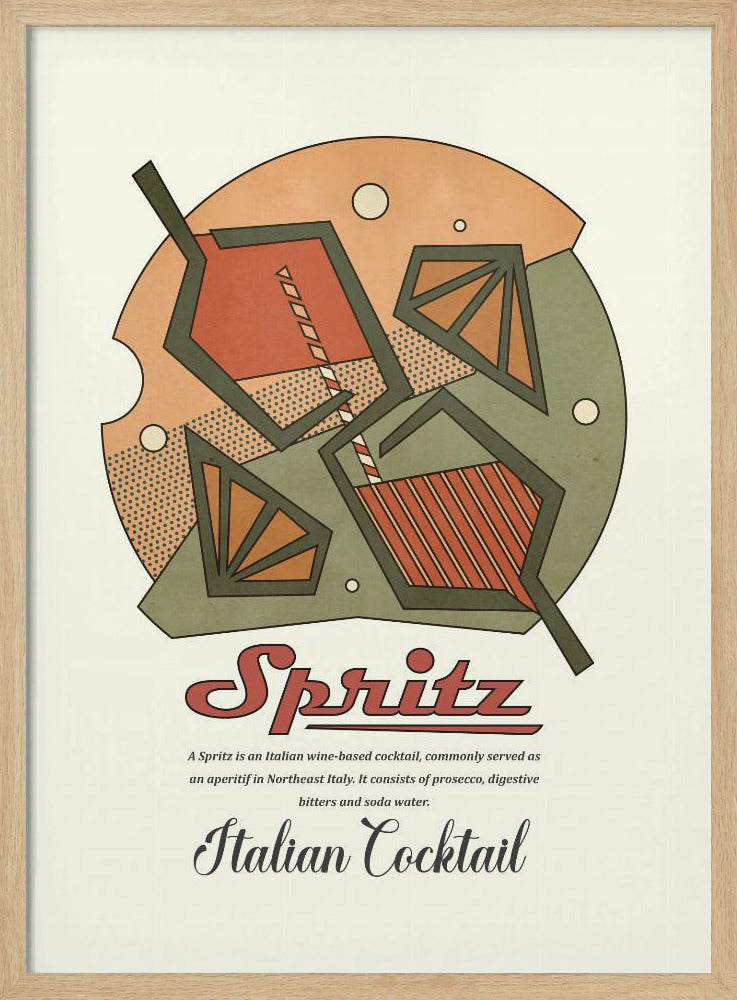 Geometrical spritz print | Poster