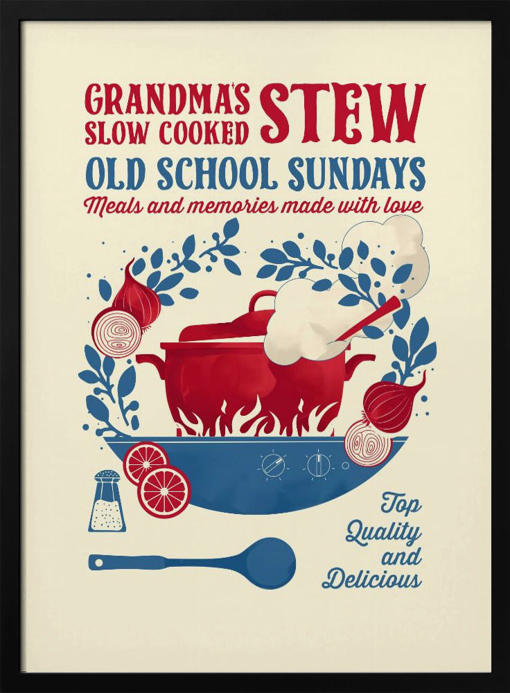 Grandmas Stew kitchen print | Poster