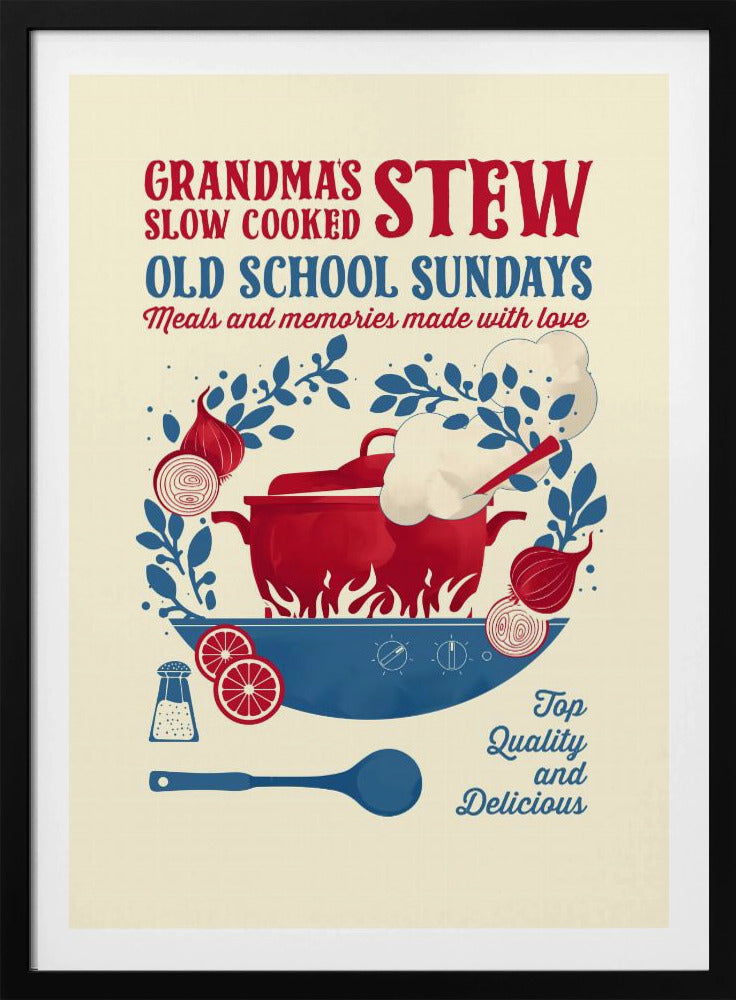 Grandmas Stew kitchen print | Poster