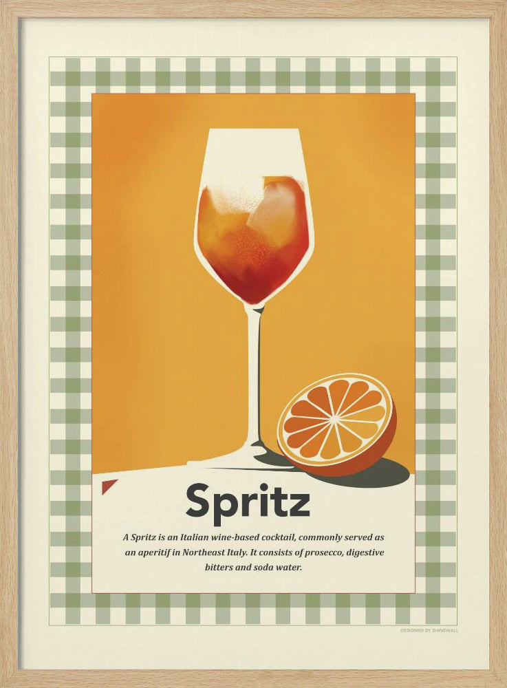Spritz retro print | Poster