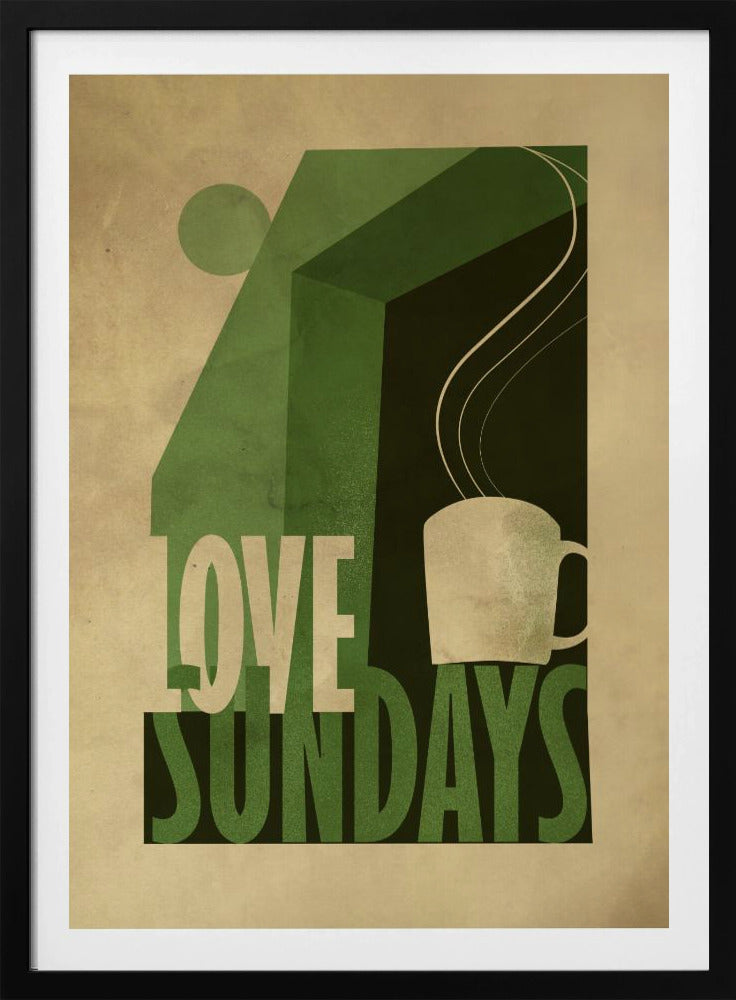 Love Sunday print | Poster