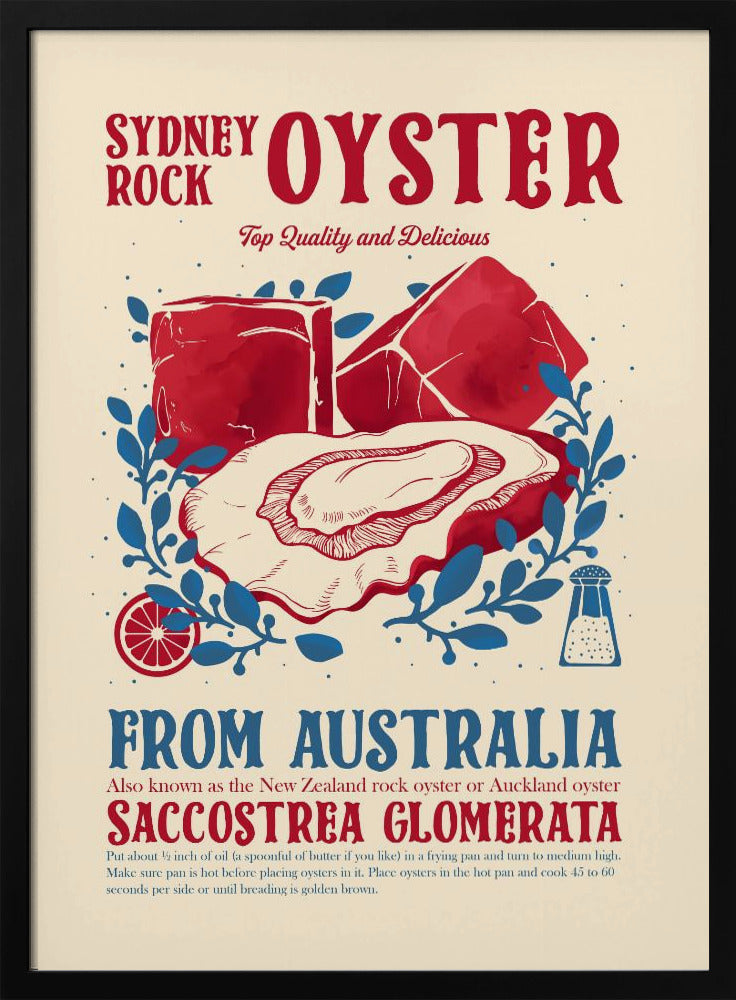 Oyster kitchen decor | Poster