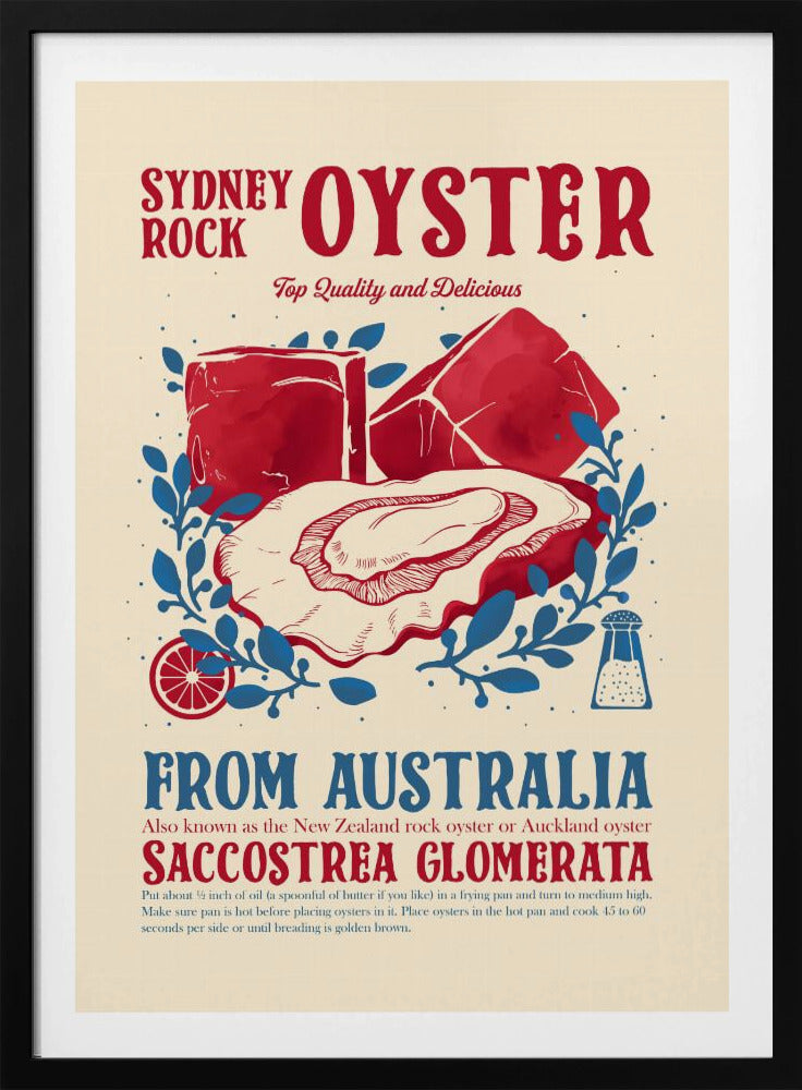 Oyster kitchen decor | Poster