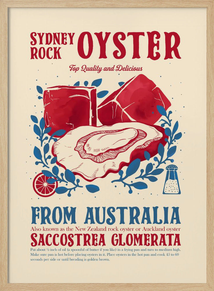 Oyster kitchen decor | Poster