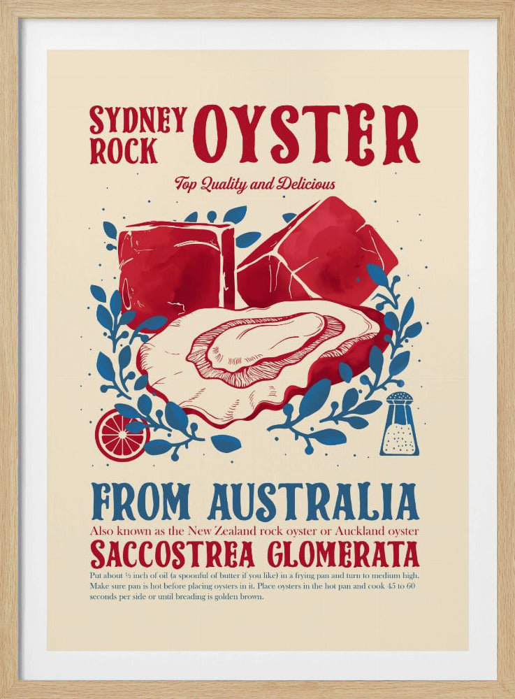 Oyster kitchen decor | Poster