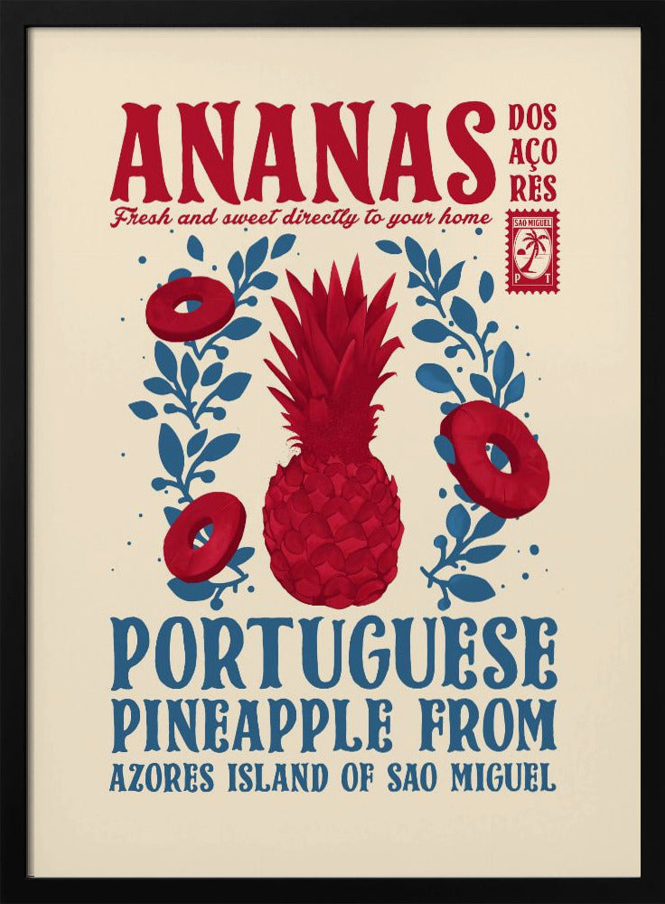 Pineapple kitchen print | Poster