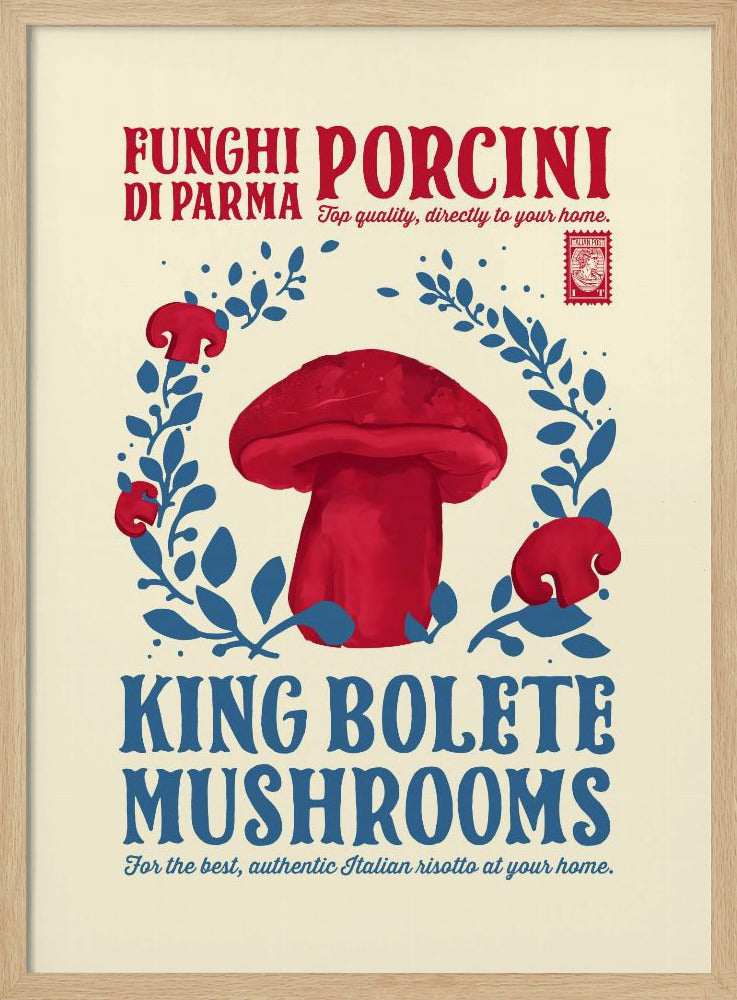 Porcini kitchen print | Poster