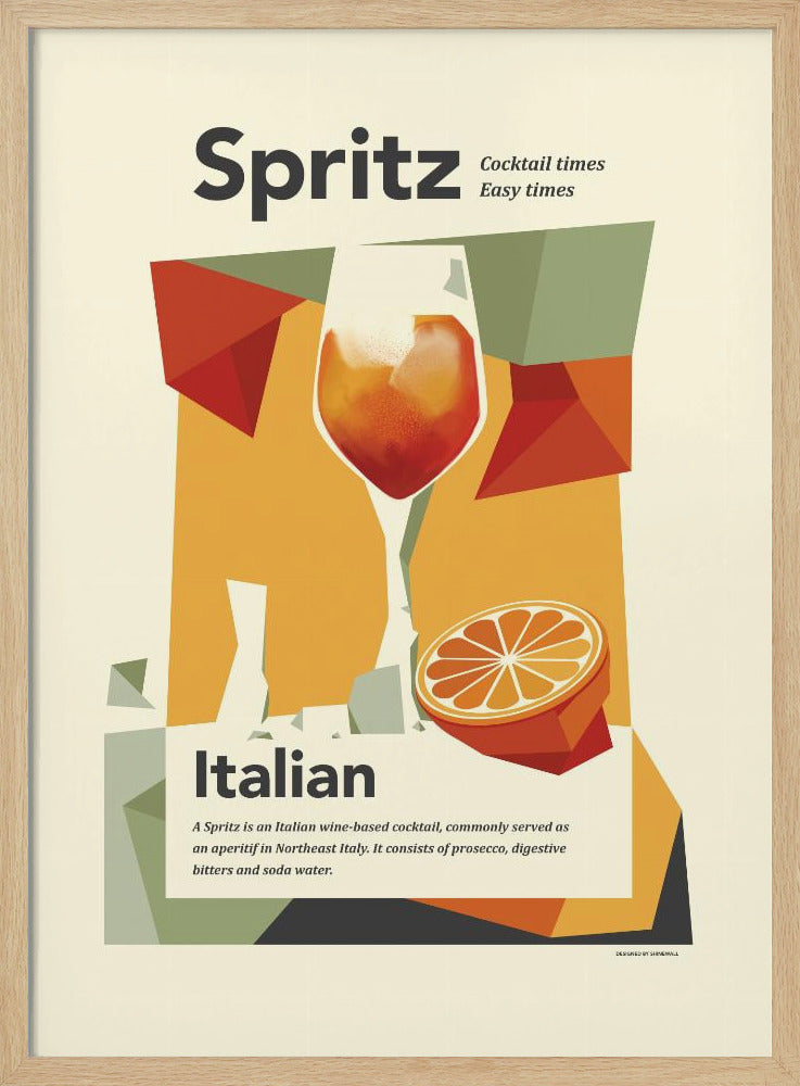 Aperol spritz print | Poster