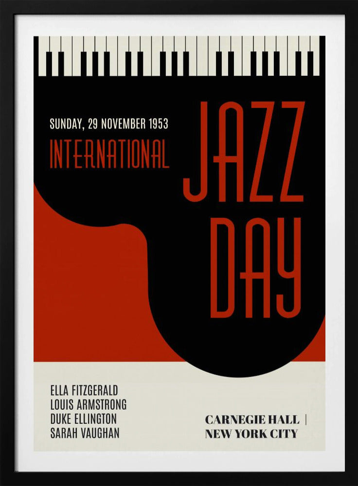 Jazzy Days   Dark Red | Poster