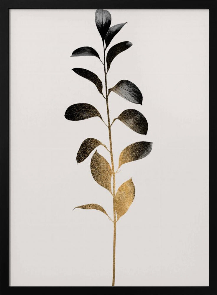 Monochromatica No.9   Dark Gold | Poster