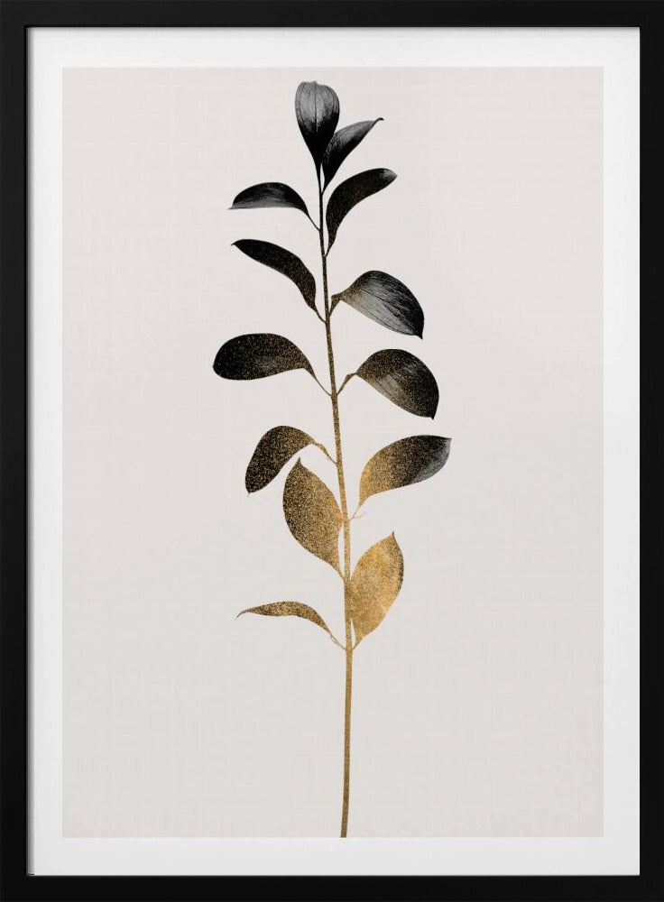 Monochromatica No.9   Dark Gold | Poster