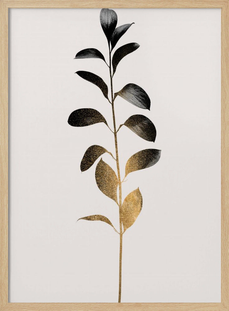 Monochromatica No.9   Dark Gold | Poster