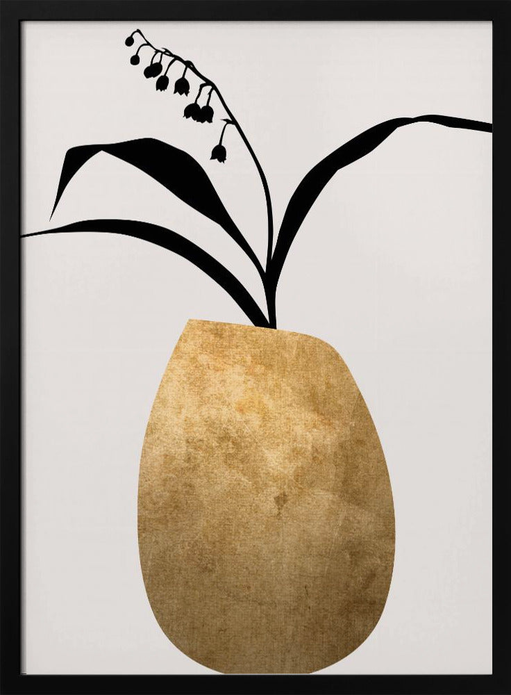 Water Lilies   Gold | Poster