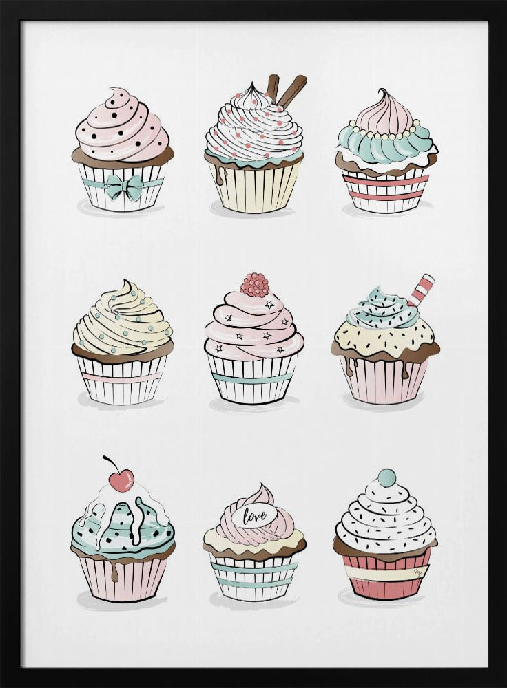 Sweet Cupcake Medley | Poster