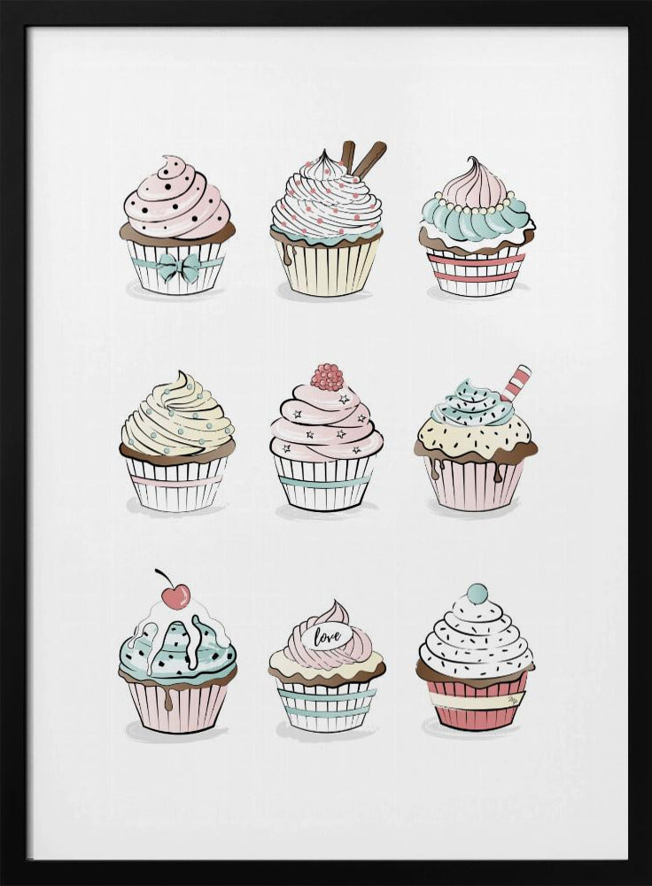 Sweet Cupcake Medley | Poster