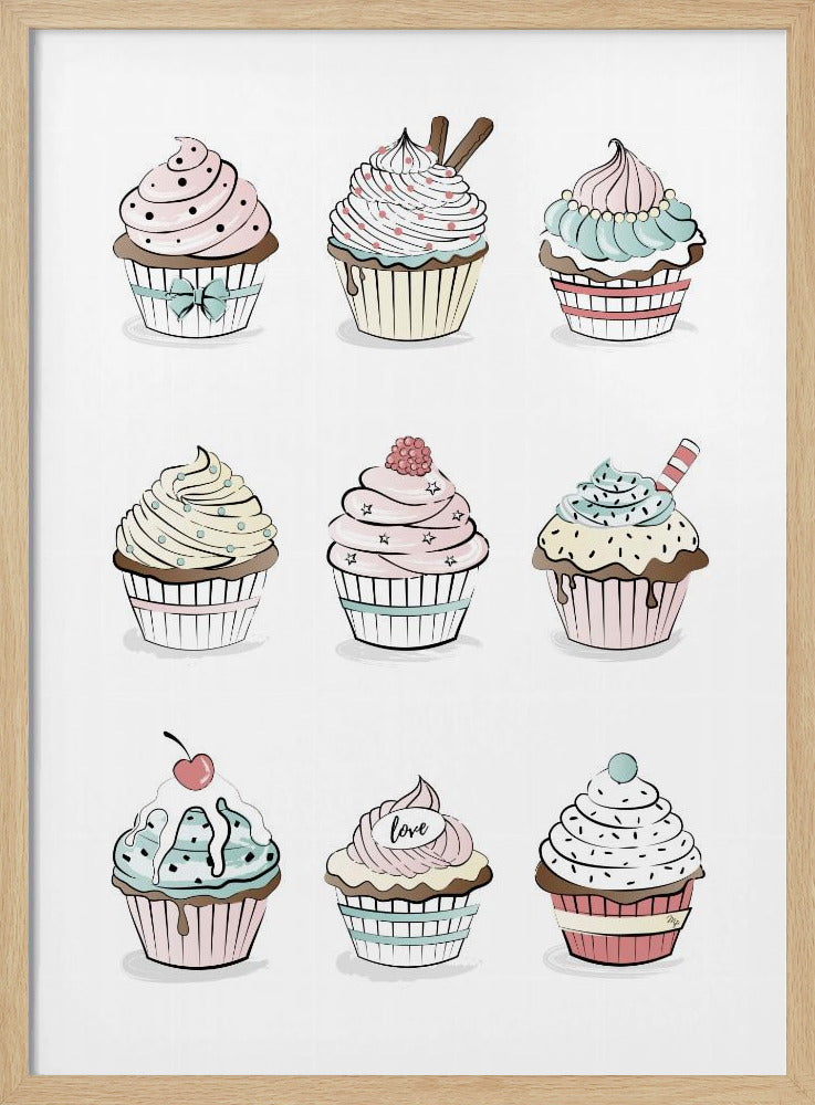 Sweet Cupcake Medley | Poster