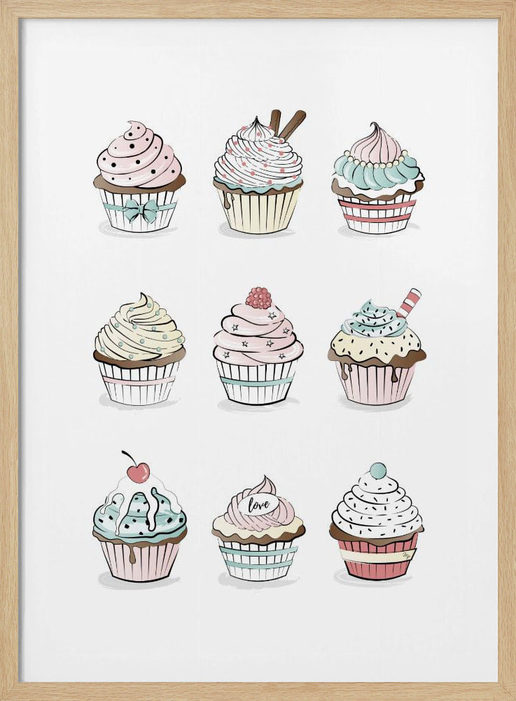 Sweet Cupcake Medley | Poster