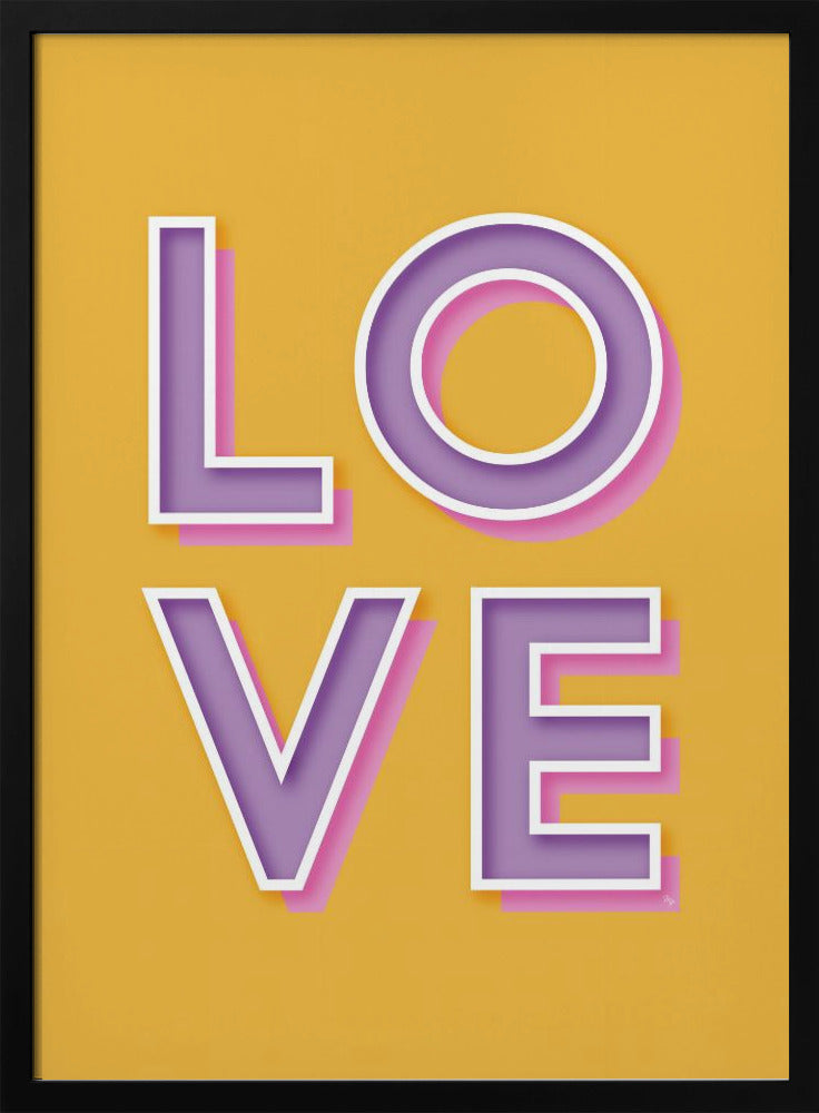 Bold Love Typography | Poster