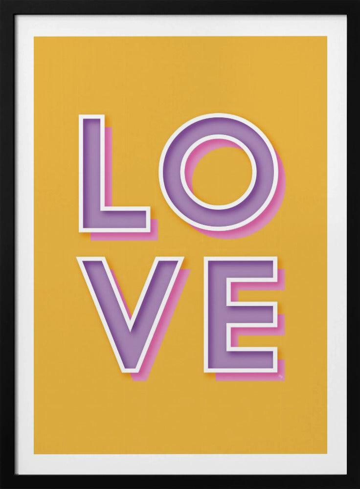 Bold Love Typography | Poster