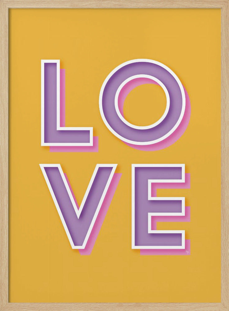 Bold Love Typography | Poster