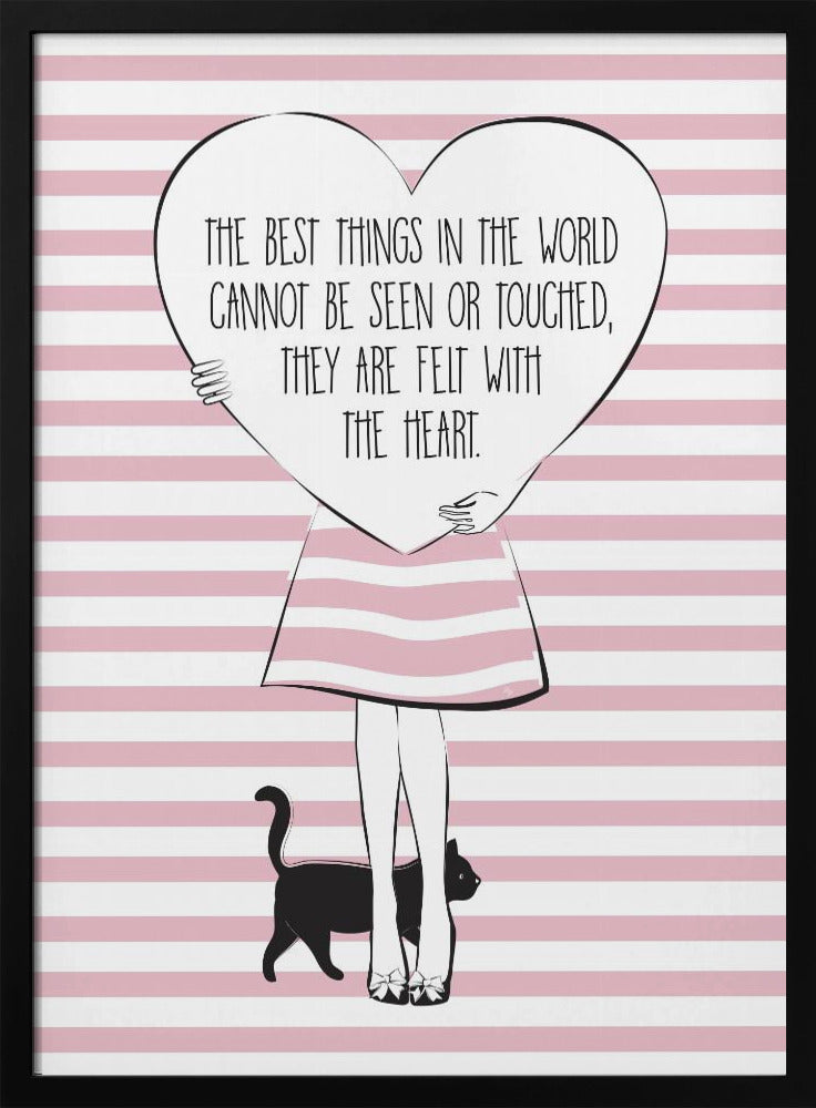 Heartfelt Stripes | Poster