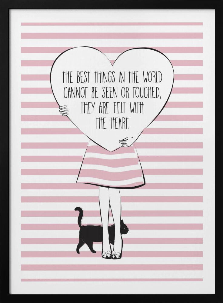 Heartfelt Stripes | Poster