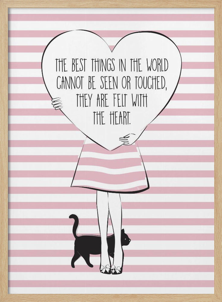 Heartfelt Stripes | Poster