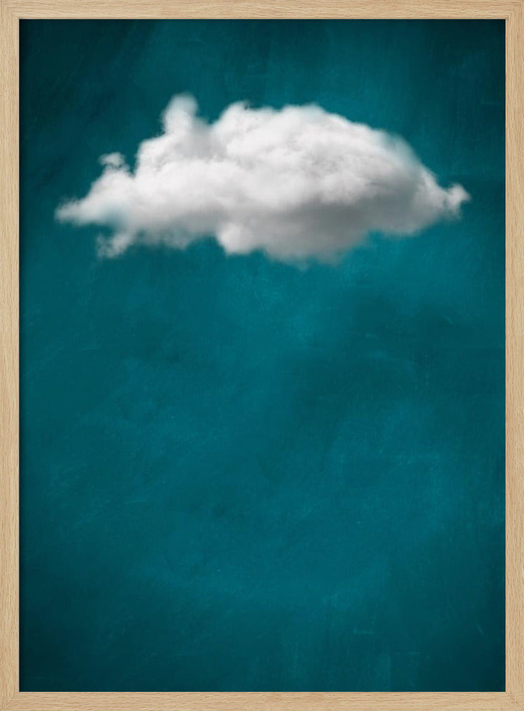 Teal Cloud No 1 | Poster