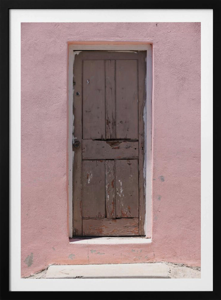 Weathered Pink Door | Poster