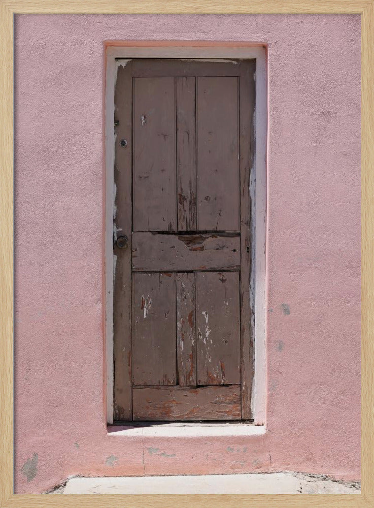 Weathered Pink Door | Poster