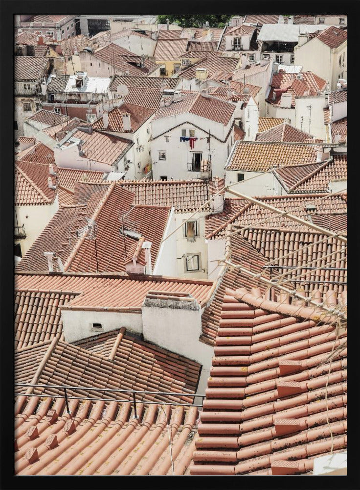 Red Tiled Rooftops | Poster