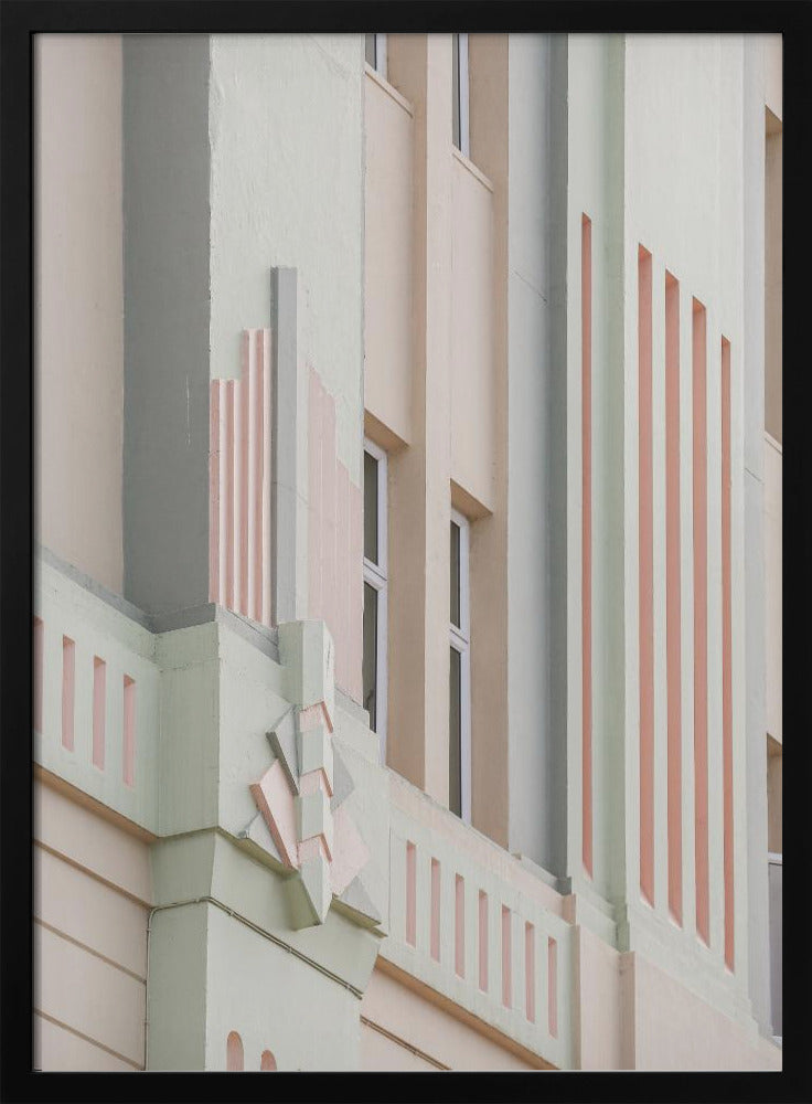 Pastel Facade Geometry | Poster