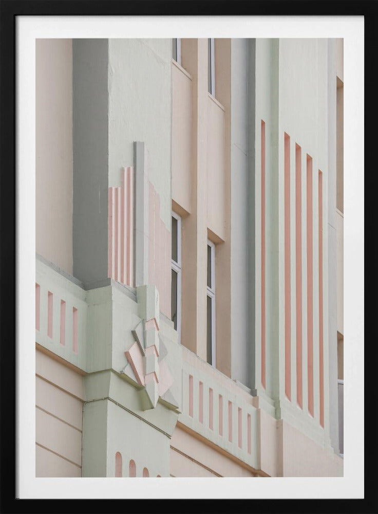 Pastel Facade Geometry | Poster