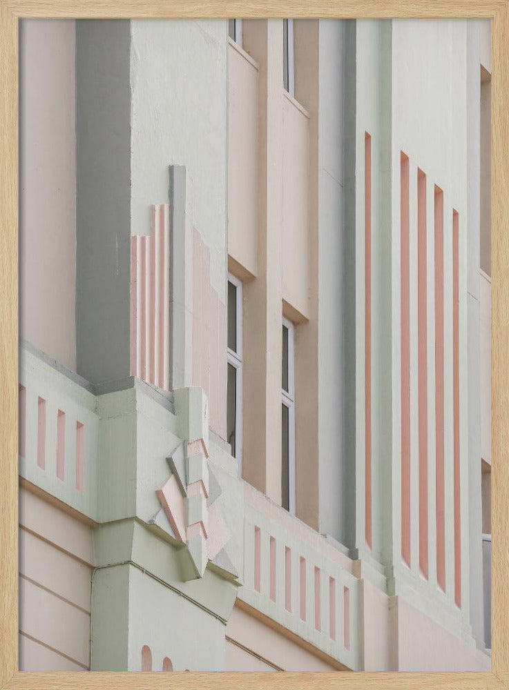 Pastel Facade Geometry | Poster
