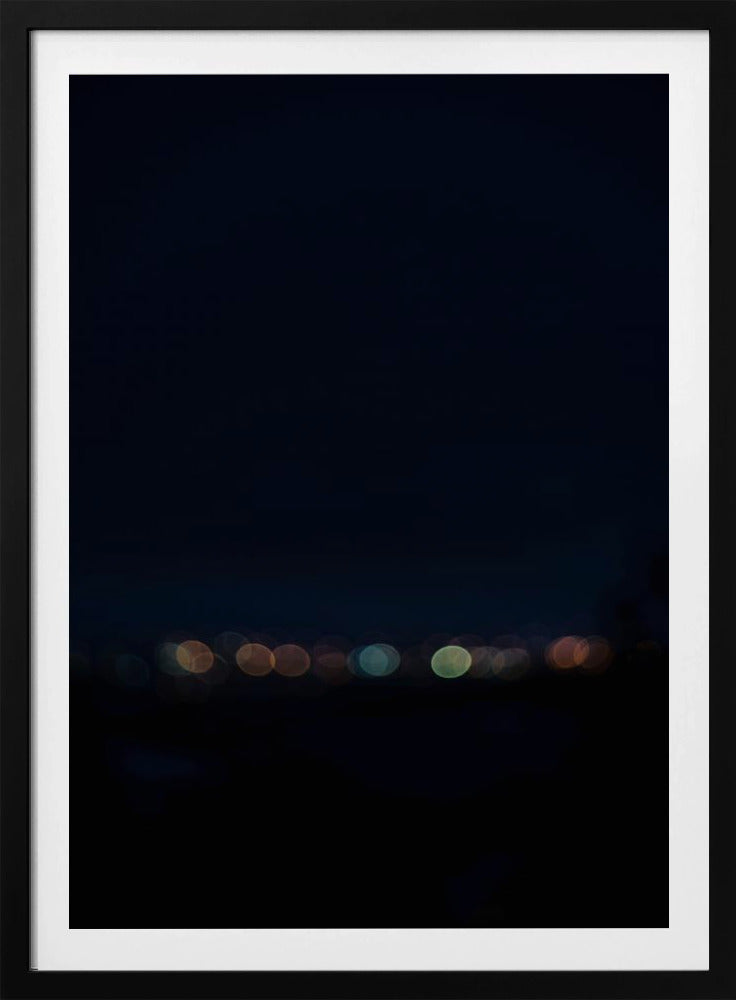 Blurred Night Lights | Poster