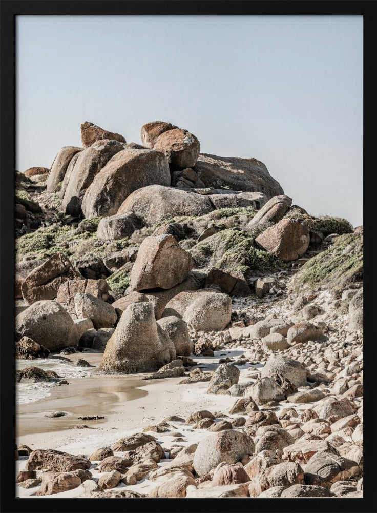 Rocky Coastline Serenity | Poster