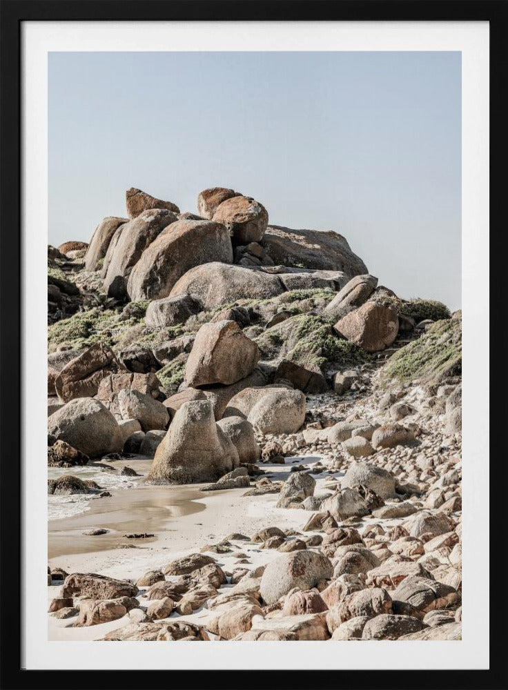 Rocky Coastline Serenity | Poster