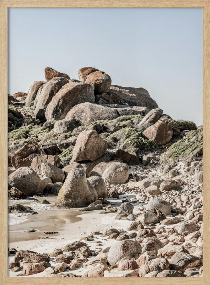 Rocky Coastline Serenity | Poster