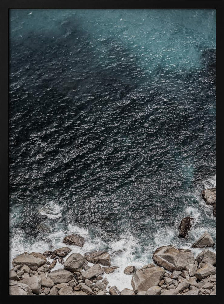 Rocky Coastline Waves | Poster
