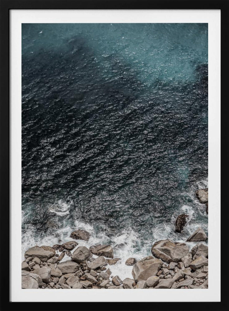 Rocky Coastline Waves | Poster