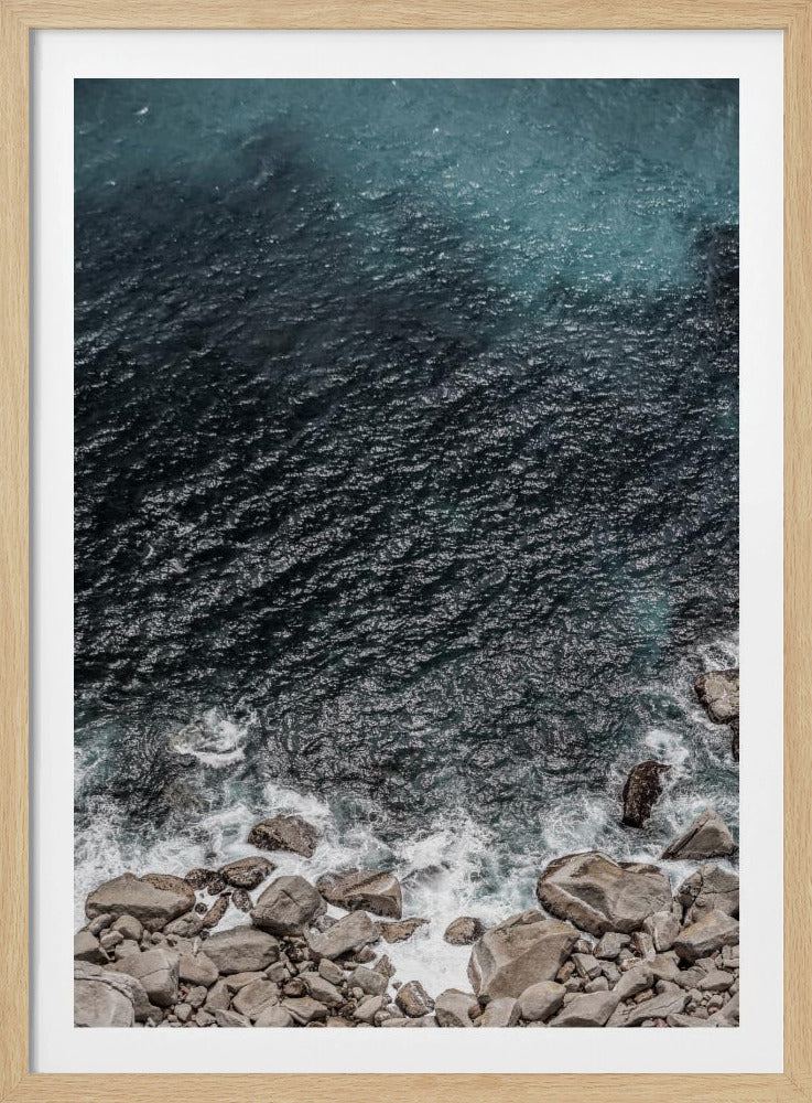 Rocky Coastline Waves | Poster