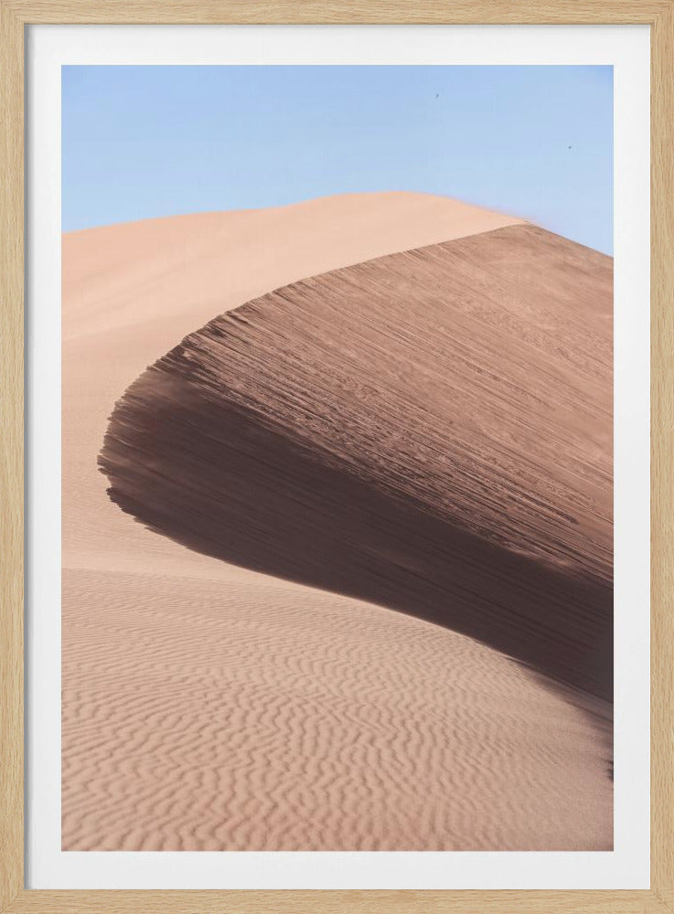 Desert&#039;s Graceful Curve | Poster
