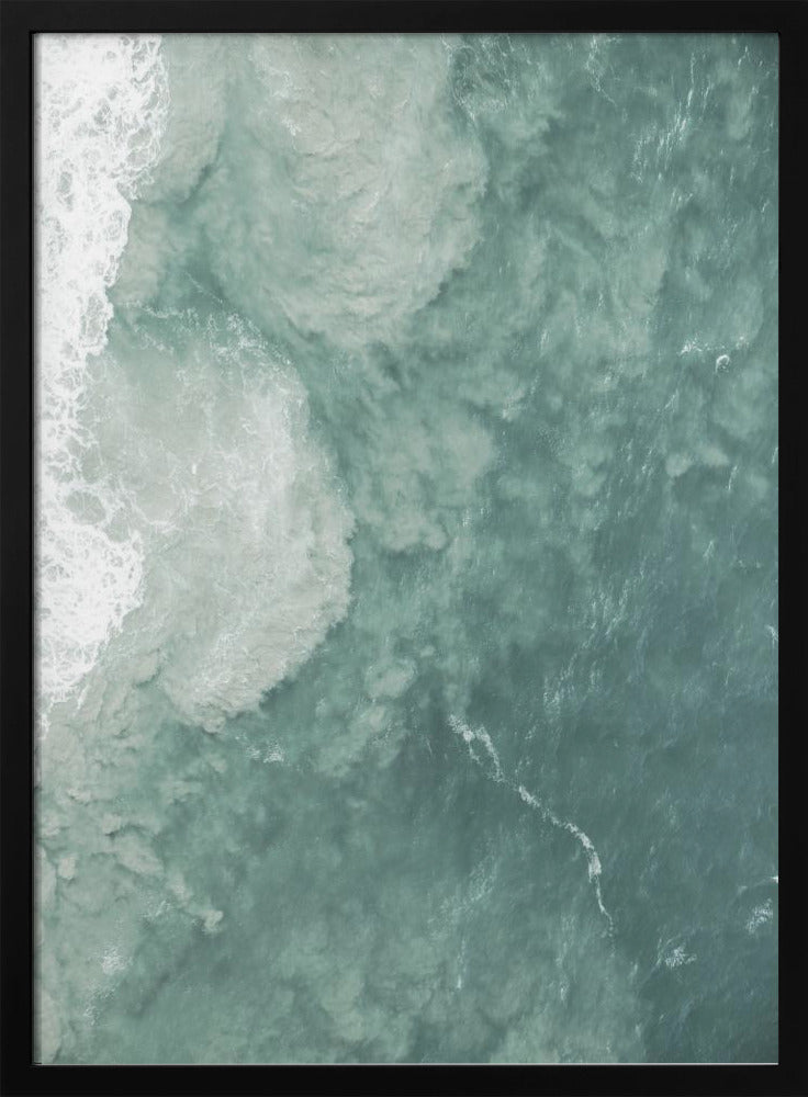 Ocean&#039;s Gentle Swirl | Poster