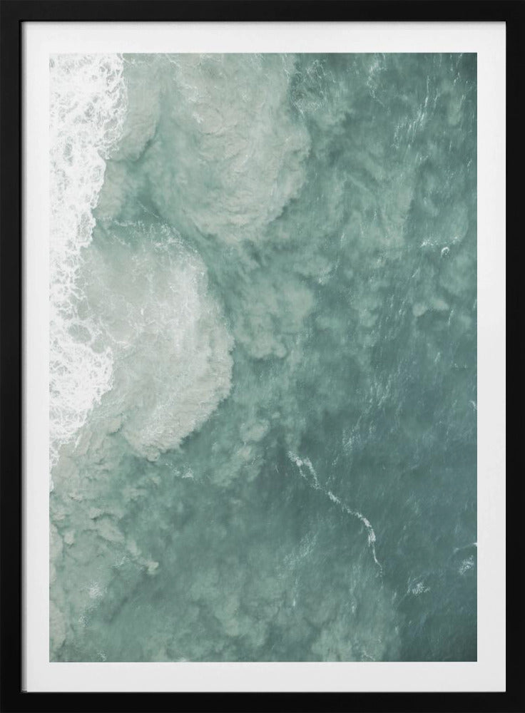 Ocean&#039;s Gentle Swirl | Poster