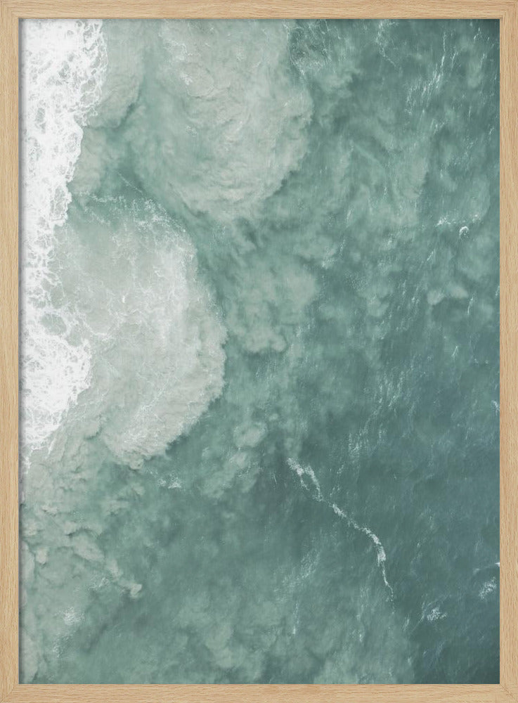 Ocean&#039;s Gentle Swirl | Poster